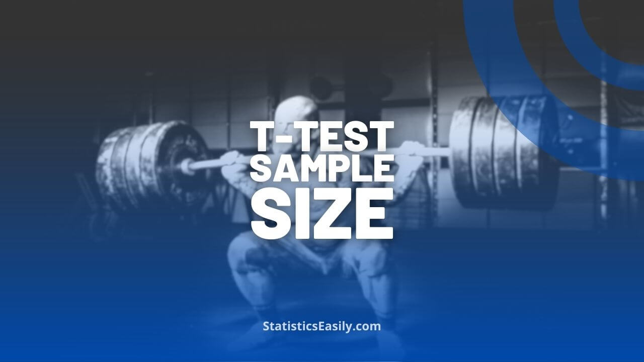 sample size t-test