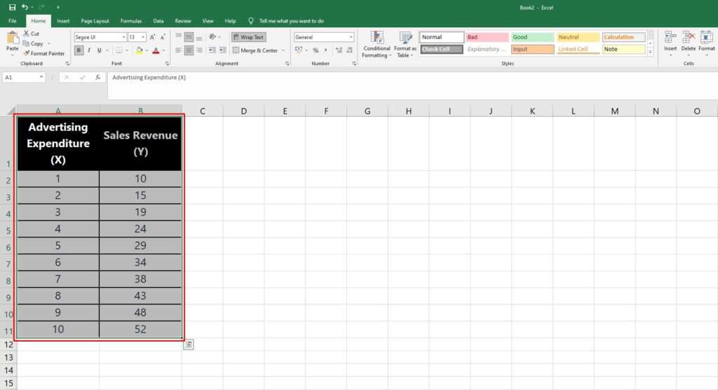 regression-lines-in-excel-step-by-step-tutorial