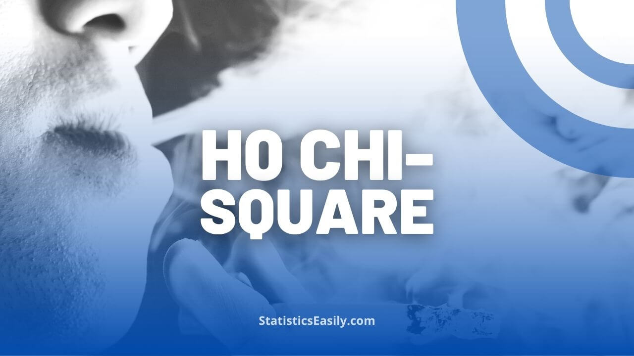 null hypothesis in chi Square