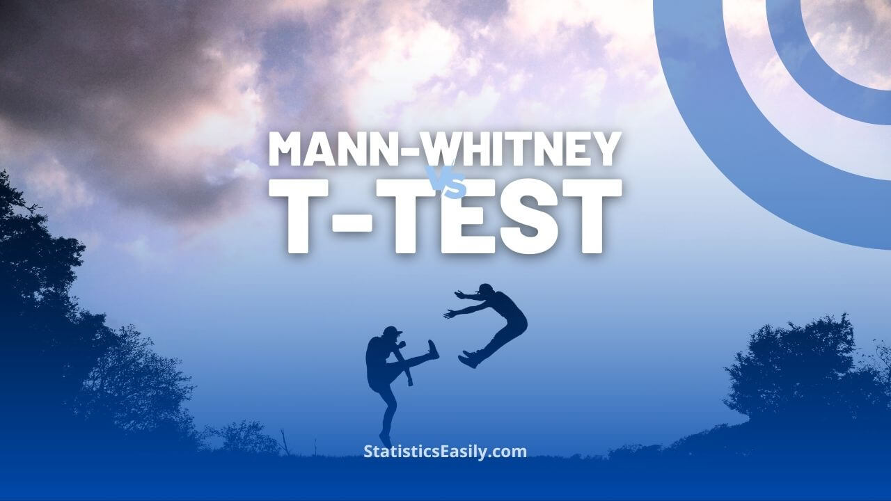 What is the difference between t test vs mann whitney u test?