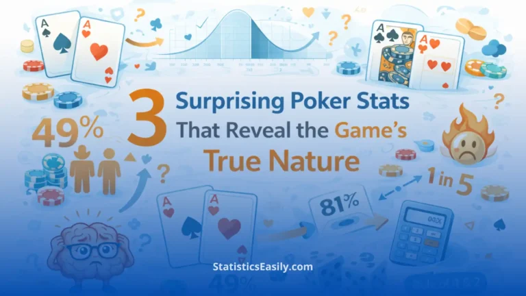 3 statistiques surprenantes sur le poker qui révèlent la véritable nature du jeu