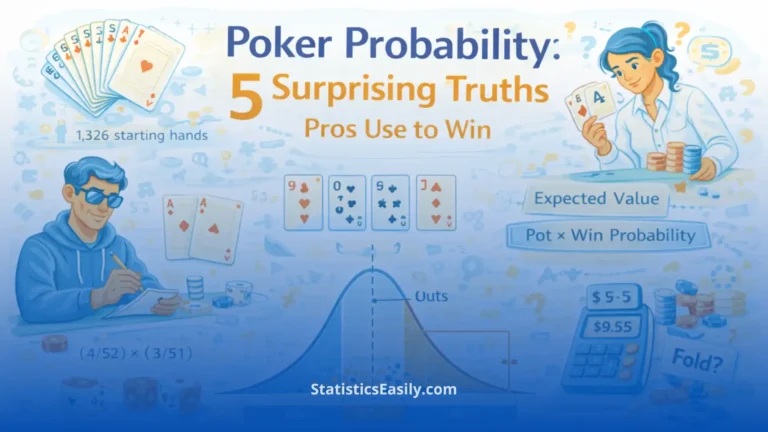 Probabilité de poker 5 vérités surprenantes que les pros utilisent pour gagner