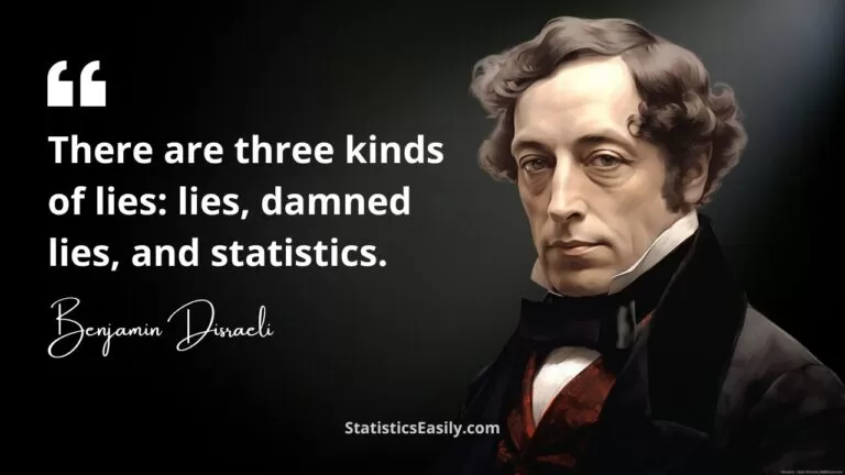 "There are three kinds of lies: lies, damned lies, and statistics." (Benjamin Disraeli)