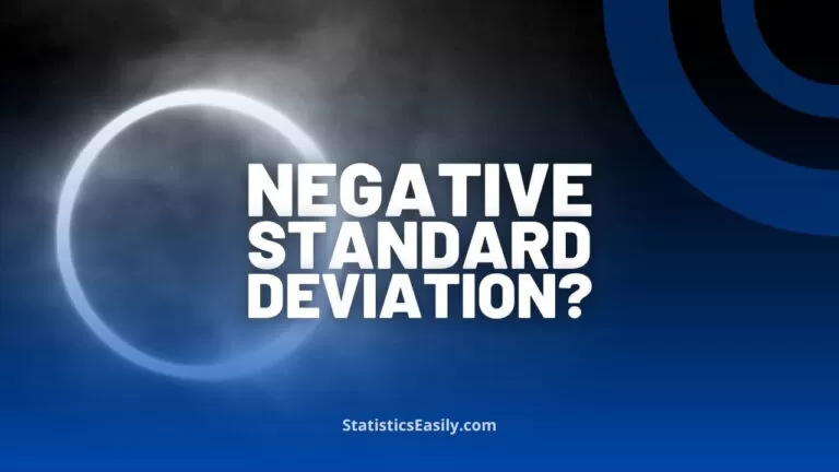 Can Standard Deviations Be Negative? Data Analysis Understanding