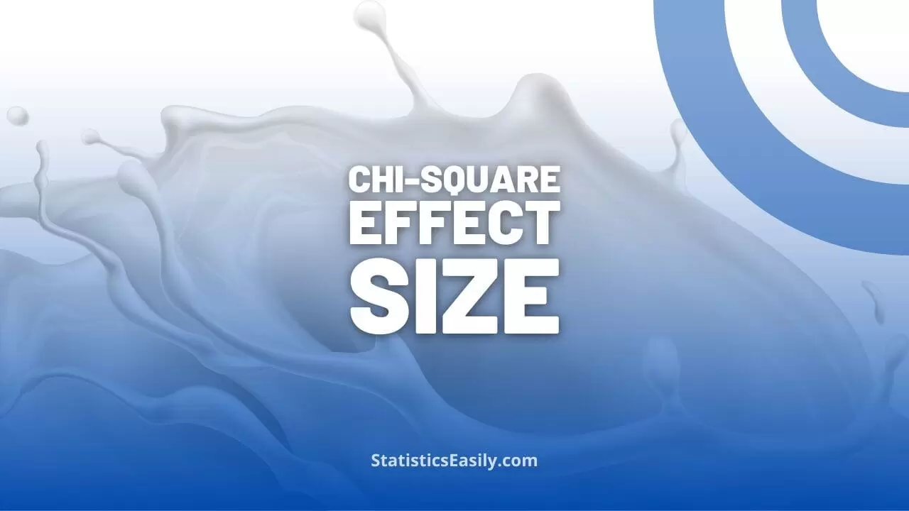 effect size for chi square