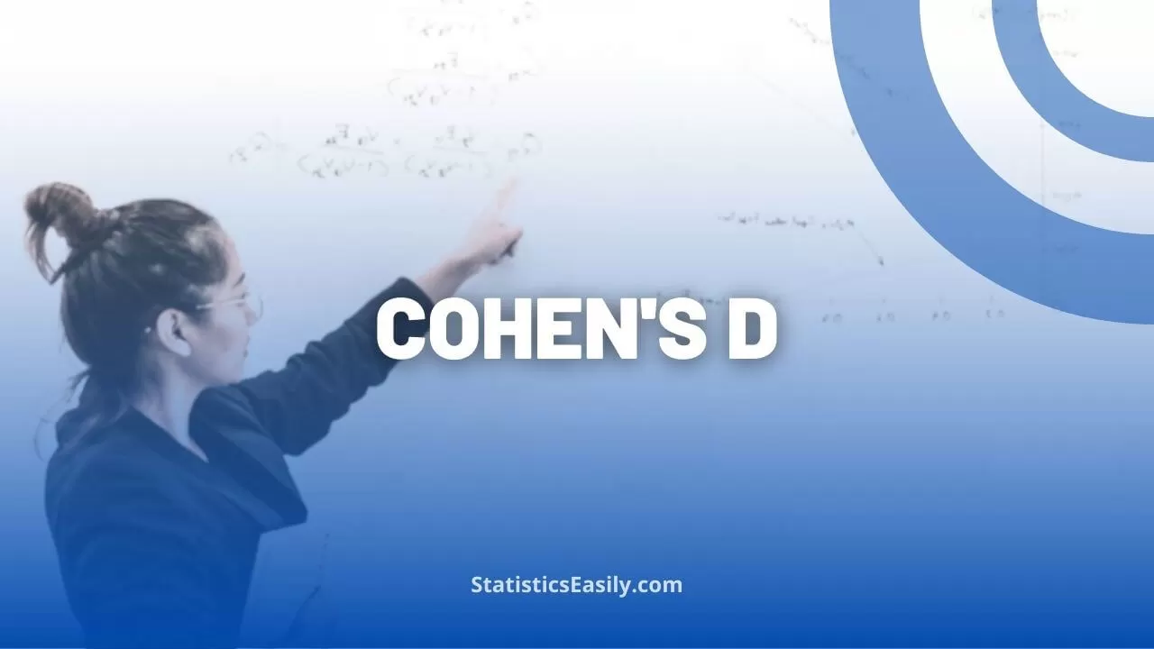 how to find Cohen's d