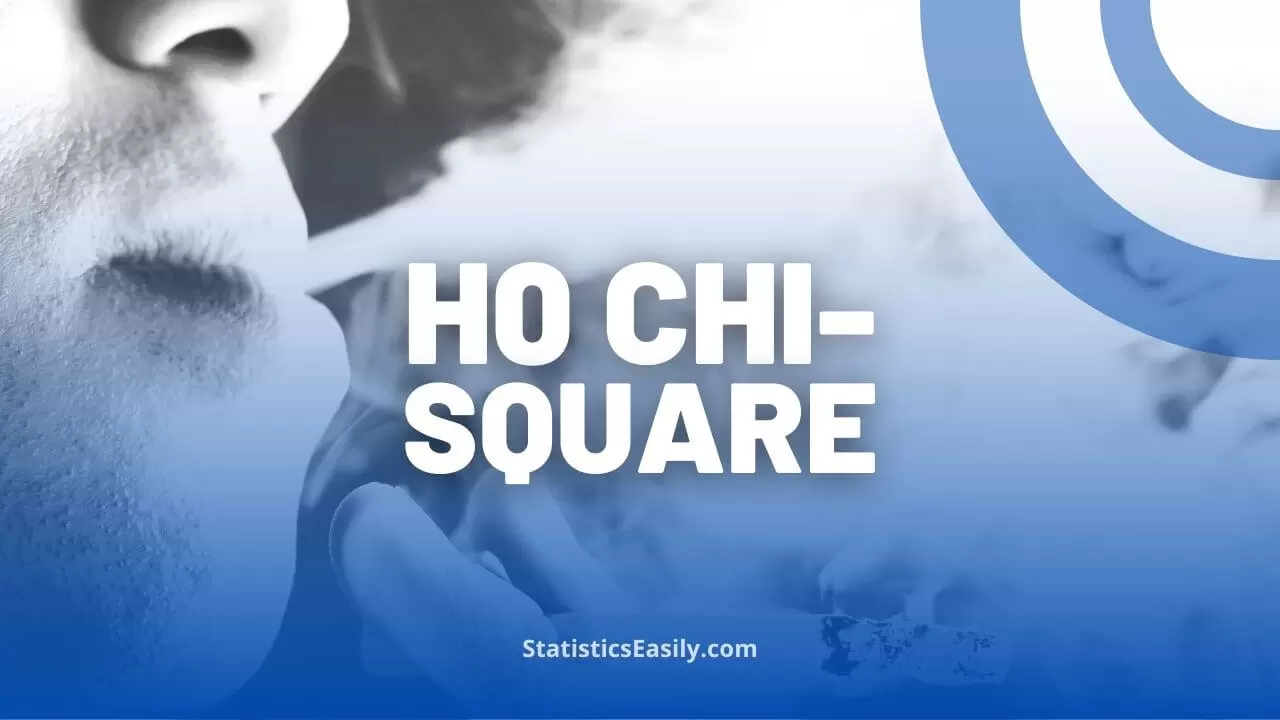 null hypothesis in chi Square
