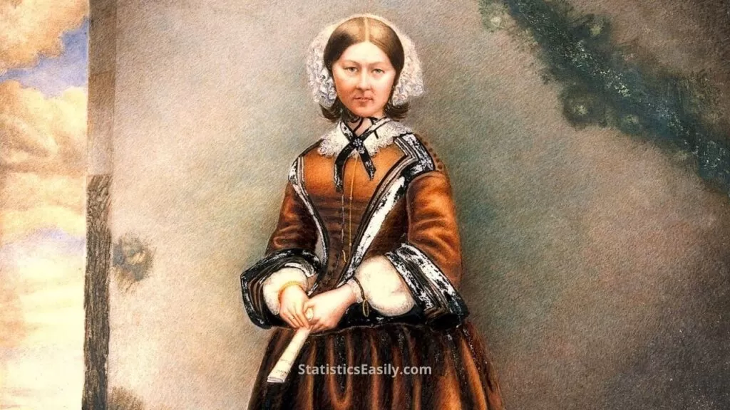 Florence Nightingale. Oil painting
