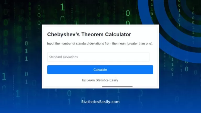 Chebyshev’s Theorem Calculator: A Tool for Unlocking Statistical Insights